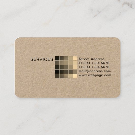 Moderne grafische vormgeving sjabloon kleurrijke s visitekaartje (Achterkant)