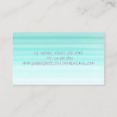 Moderne grafische weergave, lips -Makeup artiest Visitekaartje (Achterkant)