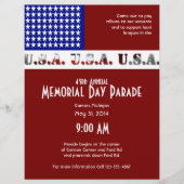 Moderne grafische weergave van de Amerikaanse vlag Flyer (Voorkant)