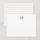 Moderne grafische weergave van script notitiekaartje (Voorkant / Achterkant)