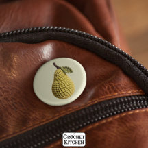 Moderne Granny Geel Groen Haak Pear Fruit