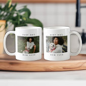 Moderne grappige beste hond moeder ooit foto koffiemok