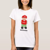 Moderne grappige cartoon T-Shirt (Voorkant)
