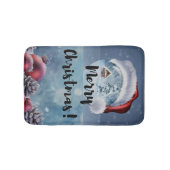 Moderne grappige cute Kerst rendier Badmat (Voorkant)
