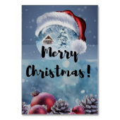 Moderne grappige cute Kerst rendier Kaart (Achterkant)