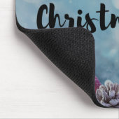 Moderne grappige cute Kerst rendieren Muismat (Hoek)