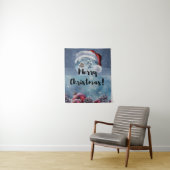 Moderne grappige cute Kerst rendieren Wandkleed (In situ)