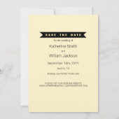 Moderne Grappige Gratis Cake Nep Goud Folie Bruilo Save The Date (Achterkant)