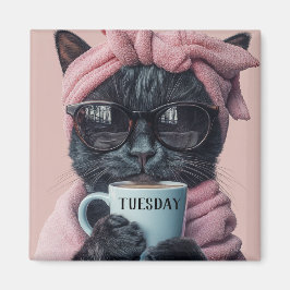 Moderne grappige huisdierendagen magneet