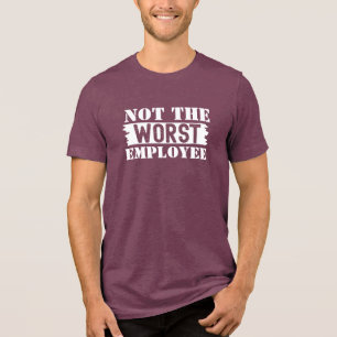 Moderne Grappige Humor Kantoor Vergadering Citaat  Tri-Blend Shirt