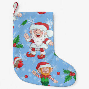Moderne Grappige Kerstman Kerst Sok Kleine Kerstsok