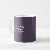 Moderne Grappige Man Quote Koffiemok (Voorkant links)