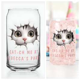 Moderne Grappige Ongebruikelijke Aangepaste Dieren Blikvorm Glas
