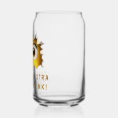 Moderne Grappige Ongebruikelijke Custom Chick Egg  Blikvorm Glas (Links)