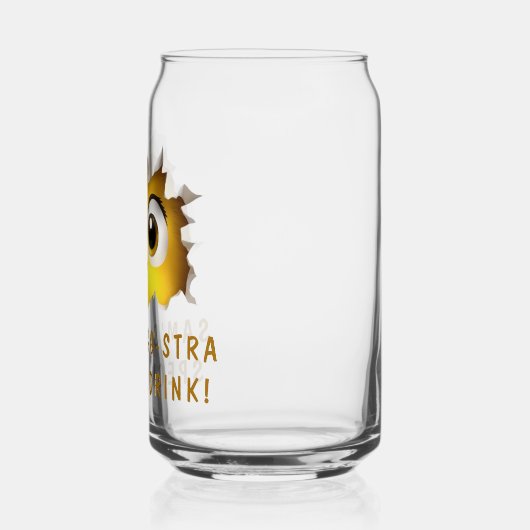 Moderne Grappige Ongebruikelijke Custom Chick Egg Blikvorm Glas (Links)