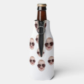 Moderne grappige verjaardag Grappige fotocadeaus Flesjeskoeler (Fles Achterkant)