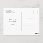 Moderne Grappige Verjaardagsfeest Llama Bedankt Briefkaart (Achterkant)