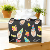 Moderne Grappige Verjaardagsfoto Cadeaupapier