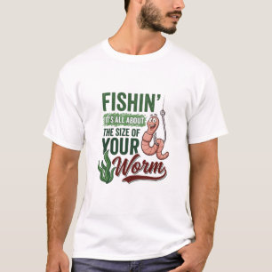 Moderne Grappige Vis T-Shirt, Grappige Visser T-shirt