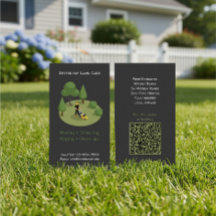 Moderne Graskaart met QR voor Grasonderhoud