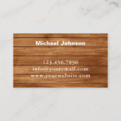 Moderne grassen voor grassen visitekaartje (Achterkant)