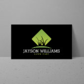 Moderne graszorg/landschapsontwerp: grijs Logo zwa Visitekaartje