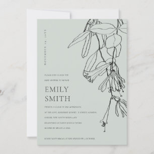 MODERNE GRATIS DRAAGKAART VOOR FLORAAL BABY SHOWER BEDANKKAART