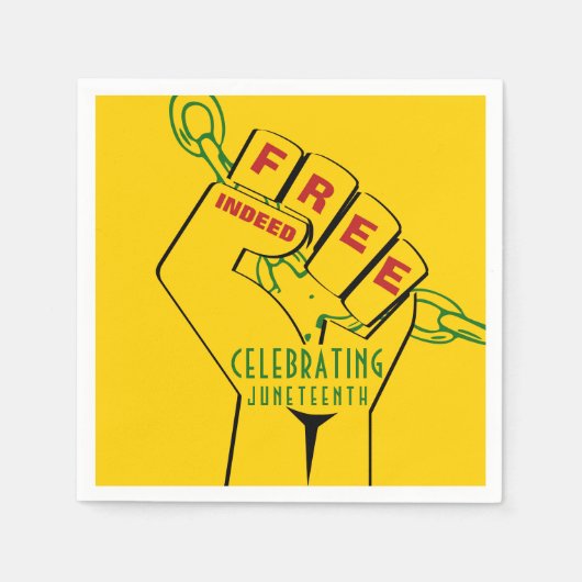 Moderne, gratis, ja zelfs 10e paper servet (Voorkant)