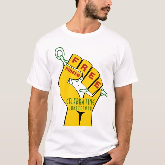 Moderne, gratis JUNETEENTH T-shirt (Voorkant)