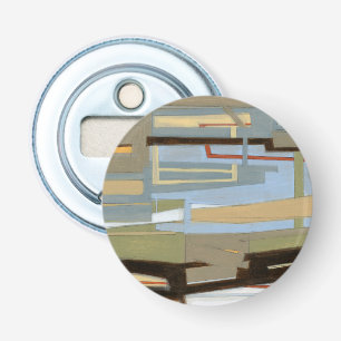 Moderne, gratis uitdrukkende schilderijen van Norm Button Flesopener