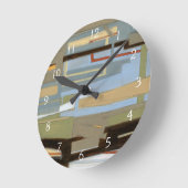 Moderne, gratis uitdrukkende schilderijen van Norm Ronde Klok (Hoek)