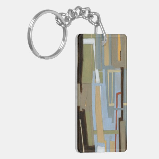 Moderne, gratis uitdrukkende schilderijen van Norm Sleutelhanger (Voorkant Links)