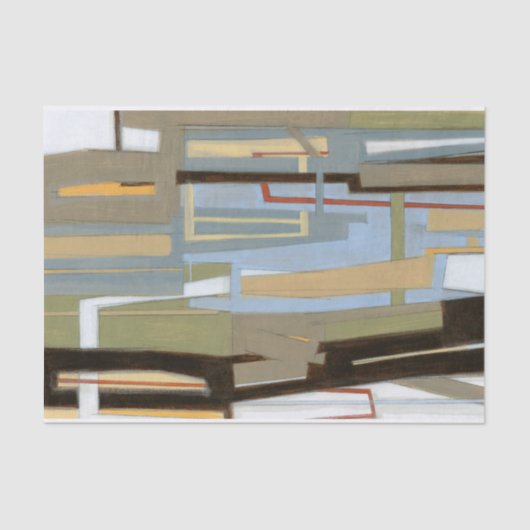 Moderne, gratis uitdrukkende schilderijen van Norm Tissuepapier (Voorkant)