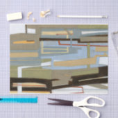 Moderne, gratis uitdrukkende schilderijen van Norm Tissuepapier (Craft)