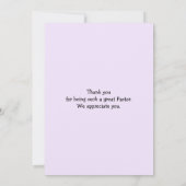 Moderne GREAT PASTOR SERVANT HEART Dank u (Achterkant)