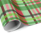 Moderne Green Kerstmis Pset Cadeaupapier (Rol Hoek)