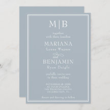 Moderne grensminimalist Boho Light Grey Wedding