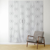 Moderne Grey Step en Repeat bedrijfslogo-evenement Wandkleed (In situ)