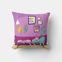 Moderne Greyhound Art uit het midden van de eeuw