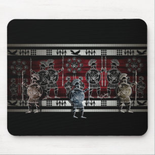 Moderne Griekse zwarte figuur Muismat