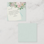 Moderne griep aangepast bericht persoonlijke liefd notitiekaartje (Voorkant / Achterkant)