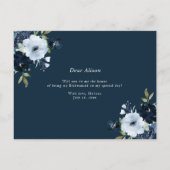 moderne griep zal je mijn bruidskaart zijn uitnodiging briefkaart (Achterkant)