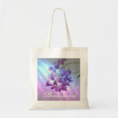 moderne griepachtige lila orchidee bridesmaïde orc tote bag (Voorkant)