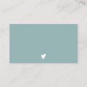 Moderne griesgriep waterverf orde bedankt visitekaartje (Achterkant)