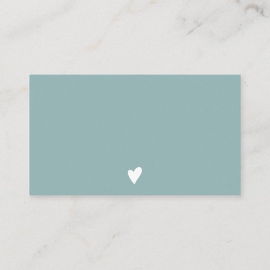 Moderne griesgriep waterverf orde bedankt visitekaartje (Achterkant)