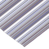 moderne grijze blauwe strepen tafelkleed (Gekanteld)