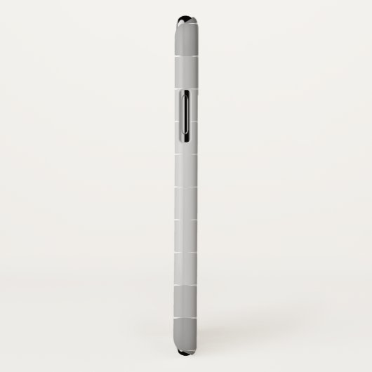 Moderne Grijze Cirkels Monogram Case-Mate iPhone Case (Achterkant / rechts)