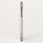 Moderne Grijze Cirkels Monogram Case-Mate iPhone Case (Achterkant/links)