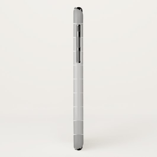 Moderne Grijze Cirkels Monogram Case-Mate iPhone Case (Achterkant/links)