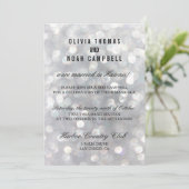 Moderne grijze e-legant Post Wedding Reception Kaa Kaart (Staand voorkant)